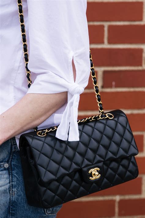 chanel medium classic size|authentic chanel classic flap bag.